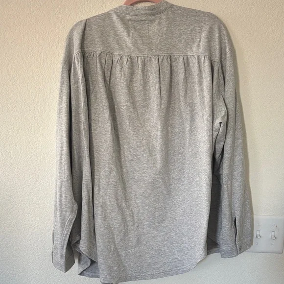 aerie womens Light Gray Shirt Jacket - Picture 5 of 5